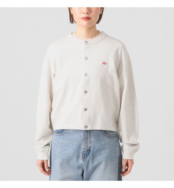 Ray BEAMS 「DANTON / ドット釦クルーネックカーディガン」|スウェット・ジャージ|