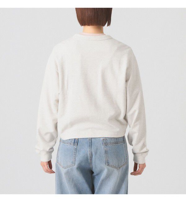 Ray BEAMS 「DANTON / ドット釦クルーネックカーディガン」|スウェット・ジャージ|