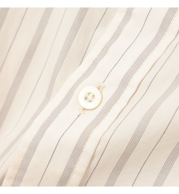 Ray BEAMS 「Gymphlex / ストライプ ボタンダウン ショートシャツ」|シャツ・ブラウス|