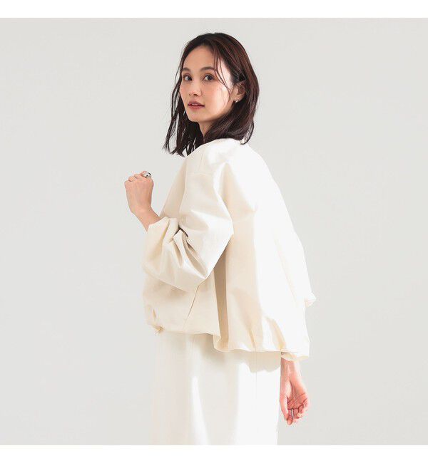 Demi-Luxe BEAMS 「コットン ナイロン パフ ブルゾン」|ブルゾン・スタジャン|