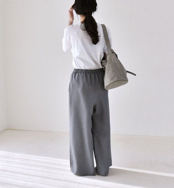 quaranciel「《予約》quaranciel:〈洗濯機可能〉ギャザー シャツ & イージー パンツ セットアップ」|その他|