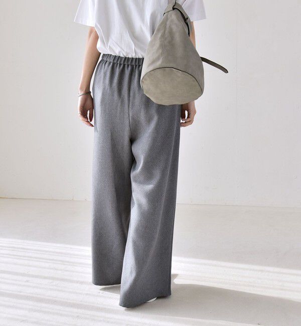 quaranciel「《予約》quaranciel:〈洗濯機可能〉ギャザー シャツ & イージー パンツ セットアップ」|その他|