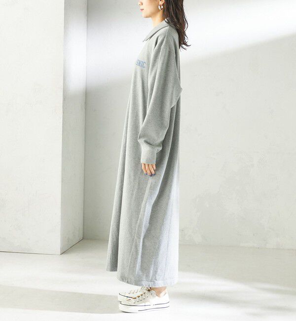 SHIPS for women「《予約》NINE CASE:〈洗濯機可能〉裏毛 スウェット ワンピース」|ワンピース|