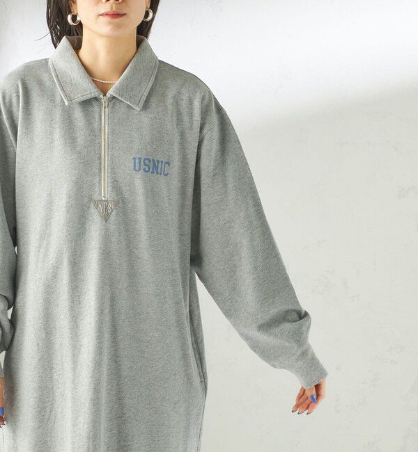 SHIPS for women「《予約》NINE CASE:〈洗濯機可能〉裏毛 スウェット ワンピース」|ワンピース|