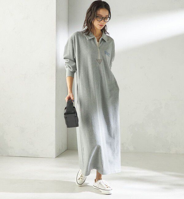 SHIPS for women「《予約》NINE CASE:〈洗濯機可能〉裏毛 スウェット ワンピース」|ワンピース|