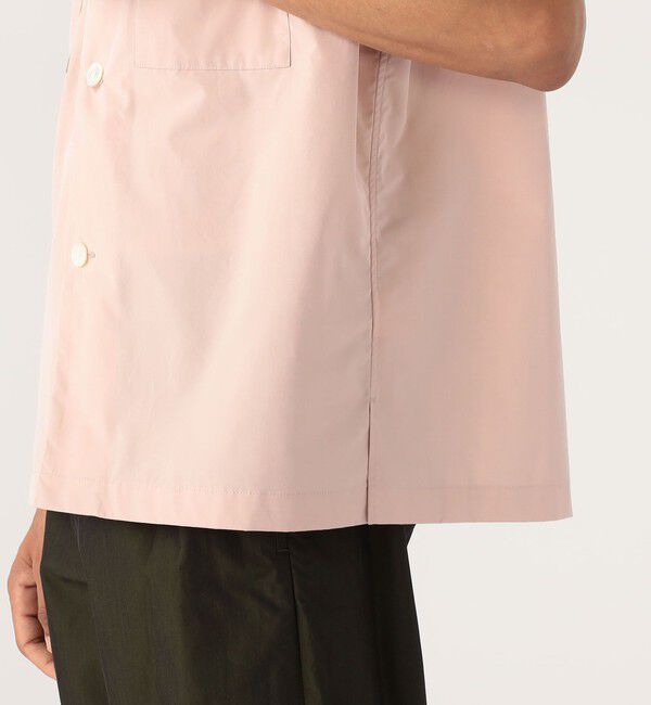 CABaN「CABaN コットンシャンブレー ダブルポケット半袖シャツ」|シャツ・ブラウス|