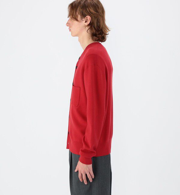 CABaN コットンカシミヤ ポケットクルーネックカーディガン（CABaN