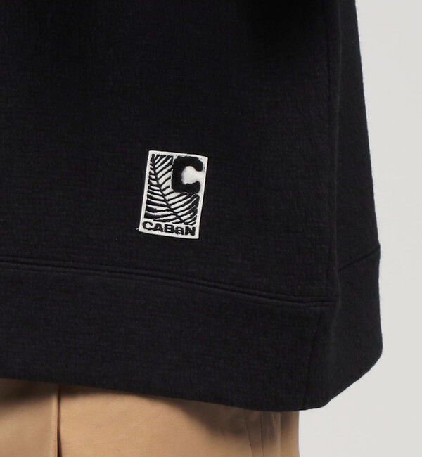 CABaN「CABaN ウールコットンダブルフェイス エンブロイダリープルオーバー」|スウェット・ジャージ|