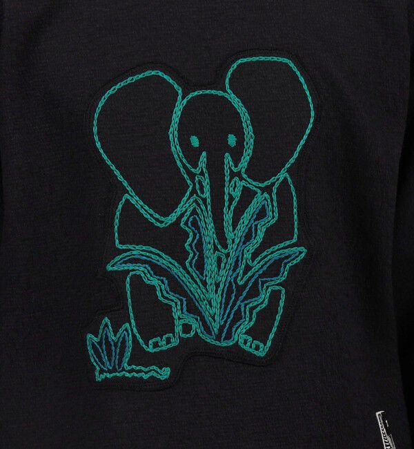 CABaN「CABaN ウールコットンダブルフェイス エンブロイダリープルオーバー」|スウェット・ジャージ|