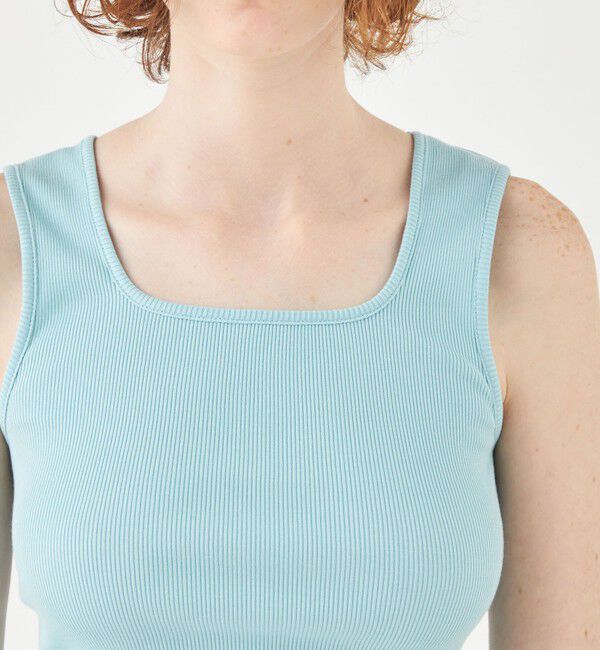 Ballsey「スーピマテレコ スクエアネックタンクトップ」|タンクトップ|
