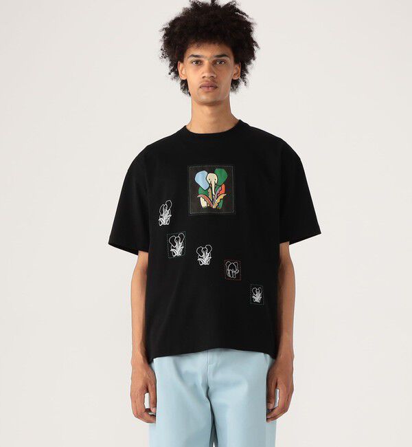 CABaN「CABaN ドライスビンコットン ELEPHANTマーチエンブロイダリーTシャツ」|Tシャツ・カットソー|