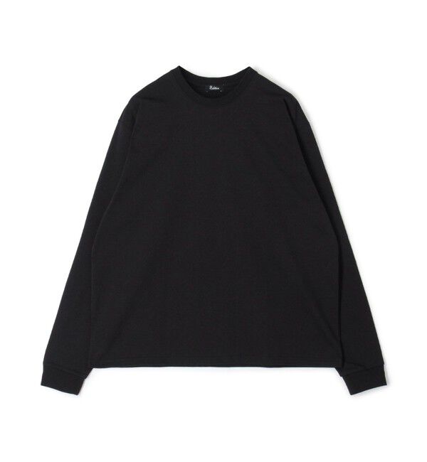 Edition「コットンクルーネック ロングスリーブTシャツ」|Tシャツ・カットソー|19 ブラック