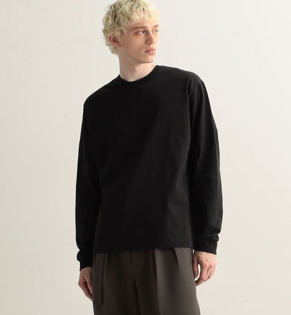 Edition「コットンクルーネック ロングスリーブTシャツ」|Tシャツ・カットソー|