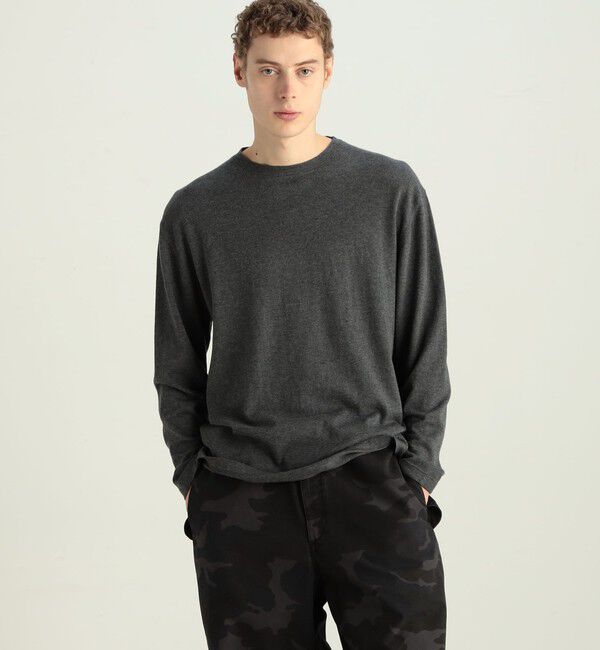 Edition「コットンカシミヤ ロングスリーブトップス」|Tシャツ・カットソー|