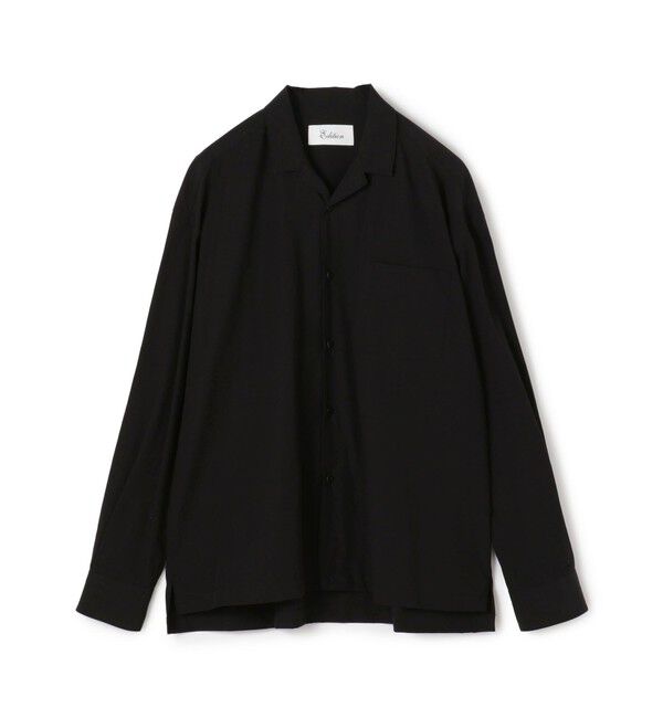 Edition「オーガニックタイプライター レギュラーシャツ」|シャツ・ブラウス|19 ブラック