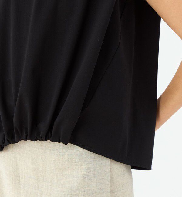 MACPHEE「トリコットジャージー タックギャザープルオーバー」|Tシャツ・カットソー|