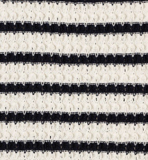 MACPHEE「マリンボーダー ノースリーブプルオーバー」|ニット・セーター|