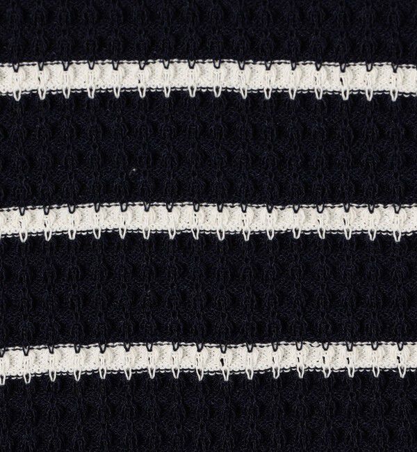 MACPHEE「マリンボーダー ノースリーブプルオーバー」|ニット・セーター|