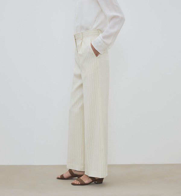 DES PRES「ウールドスキン ワンタックパンツ」|スラックス|