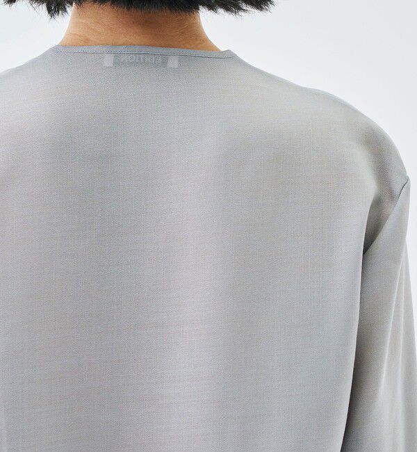 Edition「ウールビエラ Vネックシャツ」|シャツ・ブラウス|