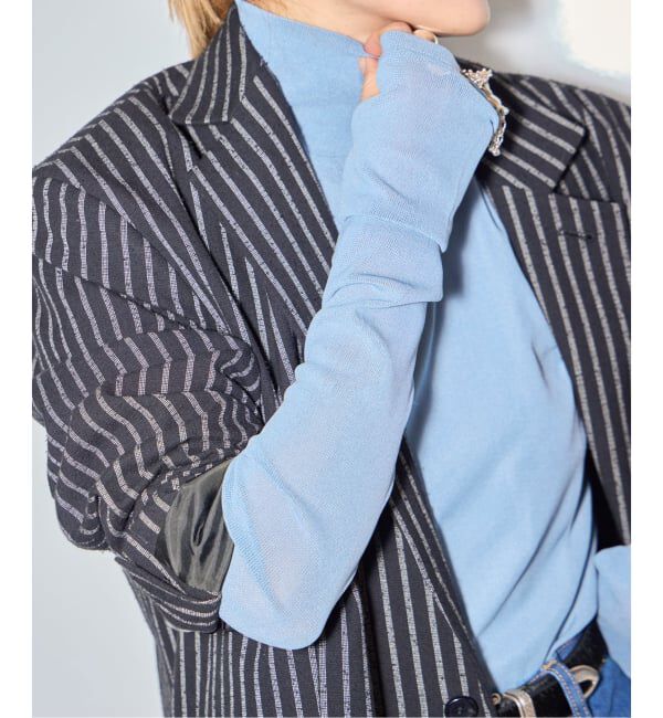  「《追加5》SHEER HIGH NECK TOP：カットソー」|Tシャツ・カットソー|