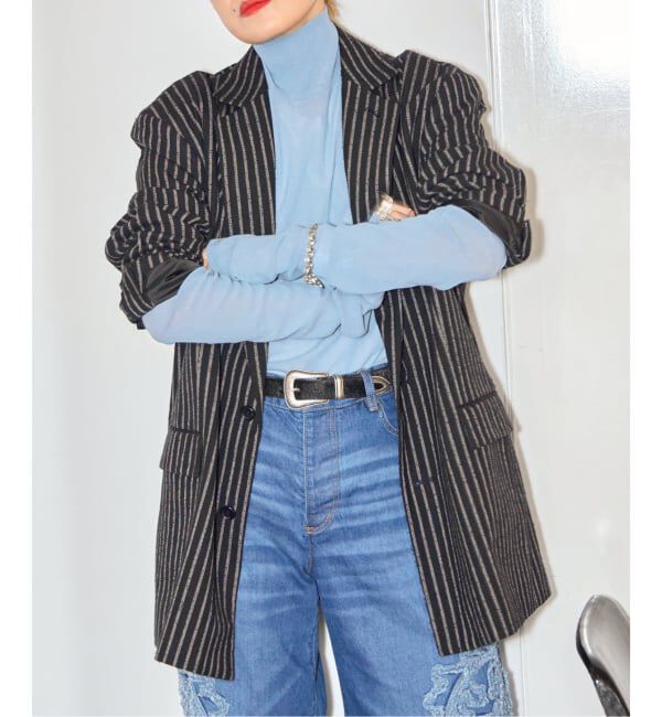  「《追加5》SHEER HIGH NECK TOP：カットソー」|Tシャツ・カットソー|