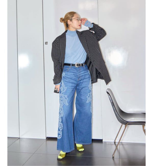  「《追加5》SHEER HIGH NECK TOP：カットソー」|Tシャツ・カットソー|