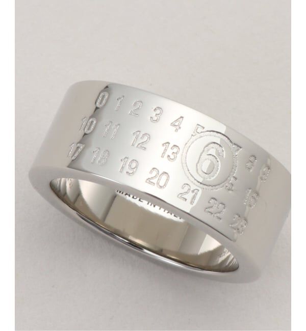 JOINT WORKS「MM6 Maison Margiela/エムエム６ メゾン マルジェラ NEW Minimal Logo 8mm」|リング|