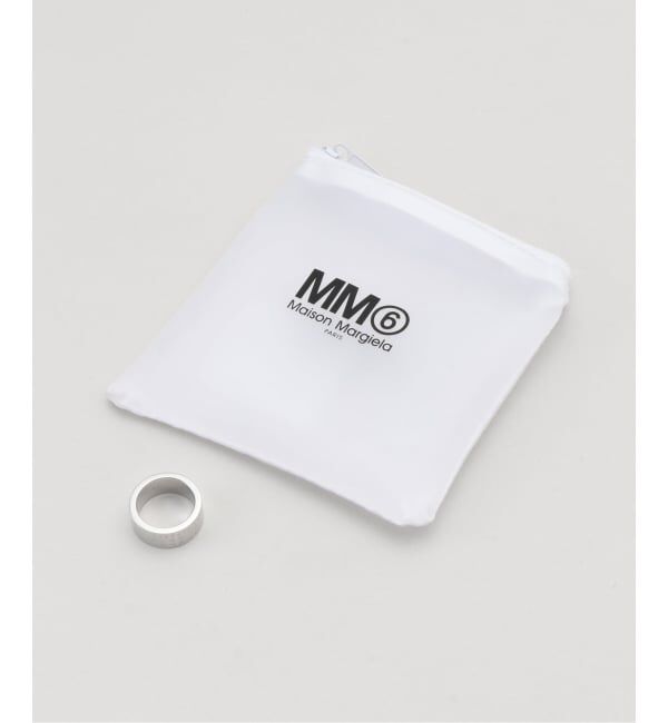 JOINT WORKS「MM6 Maison Margiela/エムエム６ メゾン マルジェラ NEW Minimal Logo 8mm」|リング|