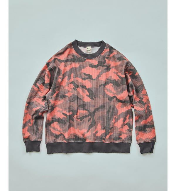 JOINT WORKS「SCREEN STARS 別注 グラインダーワッフル ロンTEE / SCREEN STRAS EX WAFFLE L/S」|Tシャツ・カットソー|オレンジ