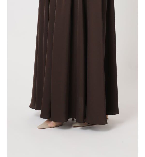 Plage「《予約》dull satin gather スカート」|スカート|