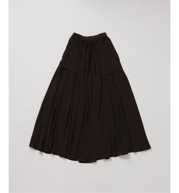 Plage「《予約》dull satin gather スカート」|スカート|