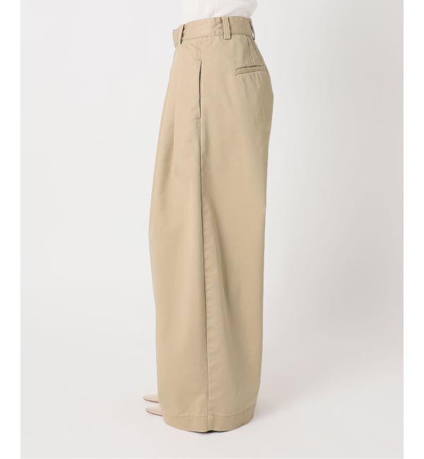 Plage「《追加予約》R&rsquo;IAM Super wide CHINO パンツ 2」|チノ|