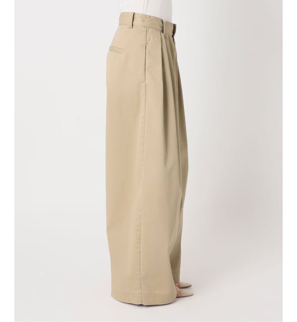 Plage「《追加予約》R&rsquo;IAM Super wide CHINO パンツ 2」|チノ|