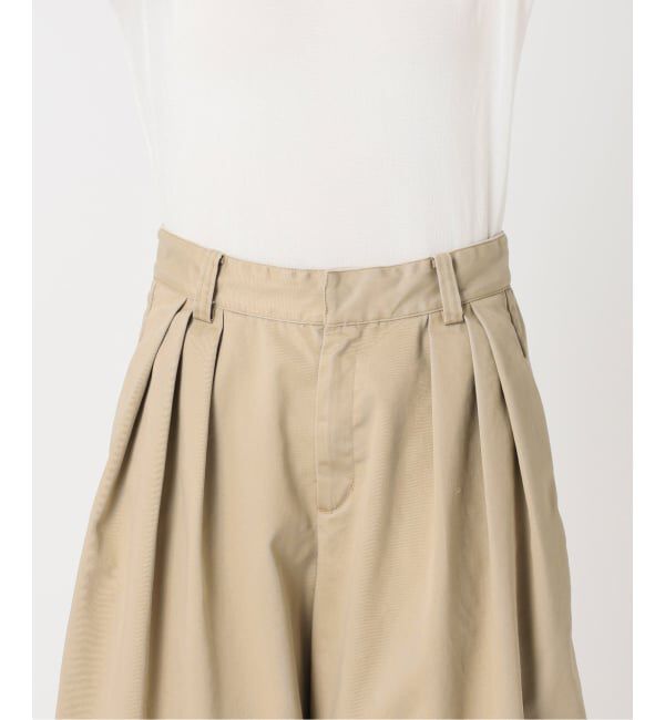 Plage「《追加予約》R&rsquo;IAM Super wide CHINO パンツ 2」|チノ|