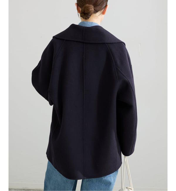 IENA「《追加3》Super160 ショールカラーハーフコート」|その他|