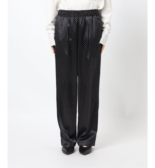 SLOBE IENA「《予約》ドットプリントサテンイージーパンツ」|その他|