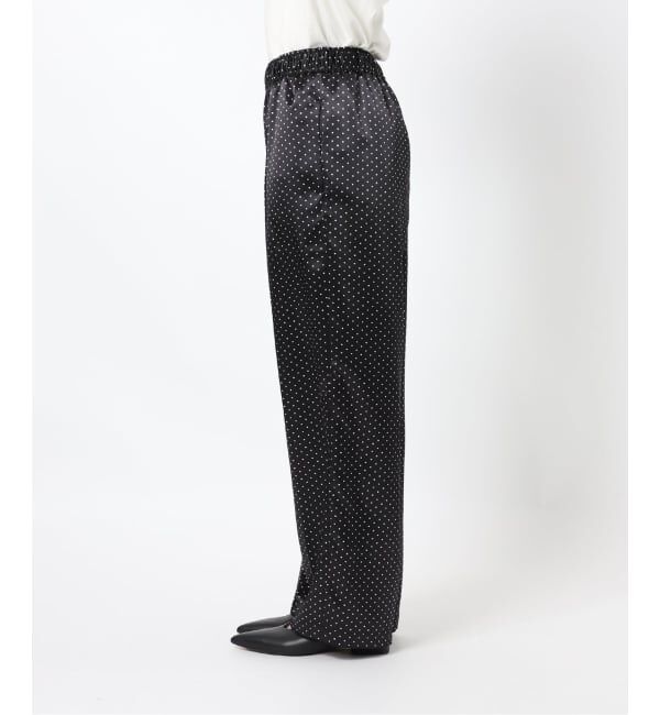 SLOBE IENA「《予約》ドットプリントサテンイージーパンツ」|その他|