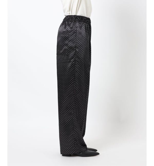 SLOBE IENA「《予約》ドットプリントサテンイージーパンツ」|その他|