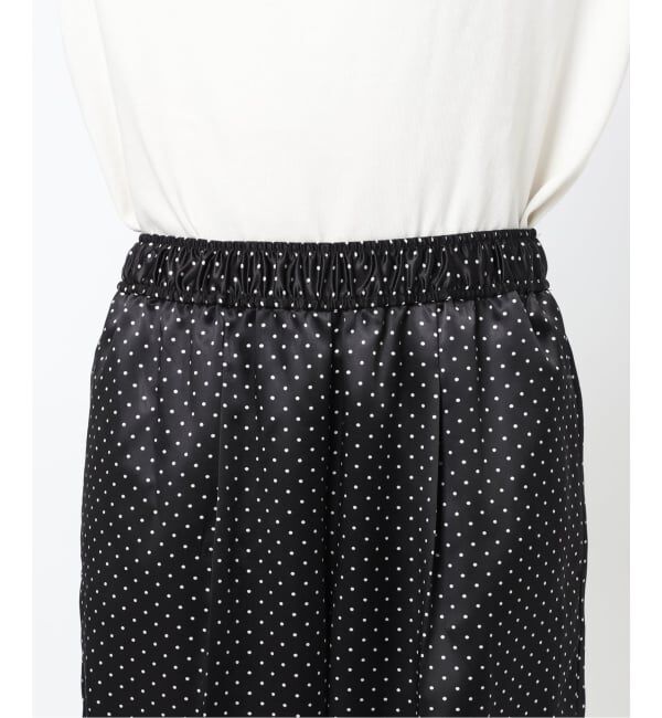 SLOBE IENA「《予約》ドットプリントサテンイージーパンツ」|その他|