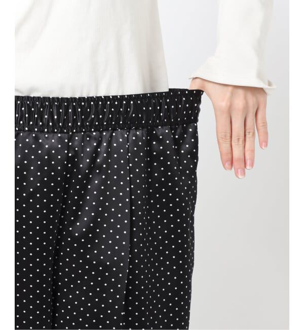 SLOBE IENA「《予約》ドットプリントサテンイージーパンツ」|その他|