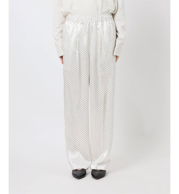 SLOBE IENA「《予約》ドットプリントサテンイージーパンツ」|その他|