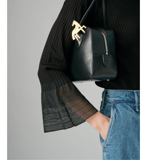 VERMEIL par iena「《予約》ベルスリーブリブプルオーバー」|ニット・セーター|