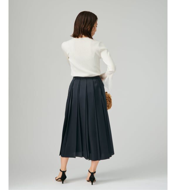 VERMEIL par iena「《予約》ベルスリーブリブプルオーバー」|ニット・セーター|