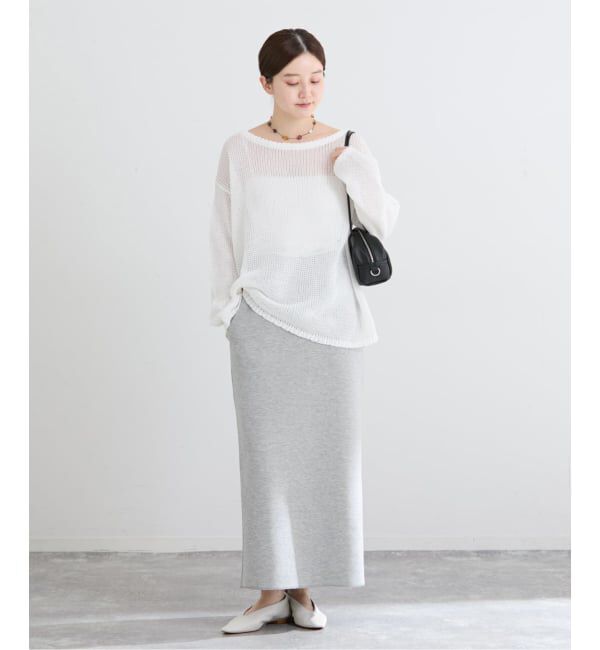 IENA「《セットアップ対応/予約》ダンボールニットスカート」|スカート|
