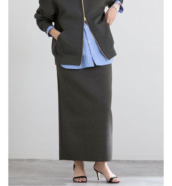 IENA「《セットアップ対応/予約》ダンボールニットスカート」|スカート|