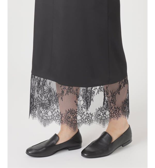 SLOBE IENA「《WEB限定/追加2予約》レースサテンワンピース」|ワンピース|