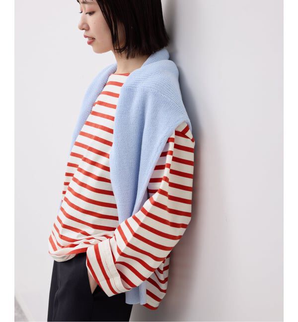 SLOBE IENA「《予約》ボーダープルオーバー」|Tシャツ・カットソー|