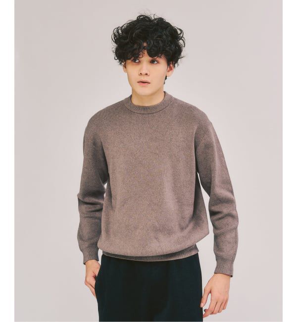 417 EDIFICE「コットンカシミヤ スムース クルーニット」|ニット・セーター|