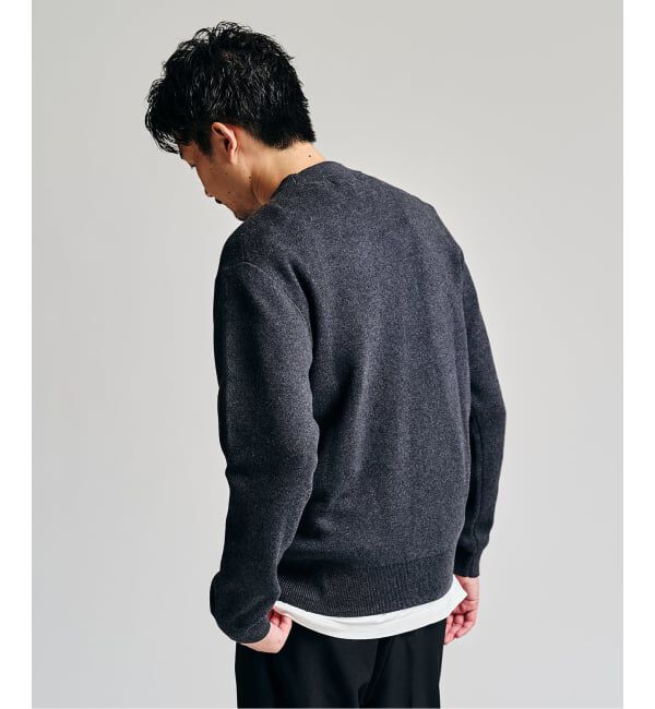 417 EDIFICE「コットンカシミヤ スムース クルーニット」|ニット・セーター|